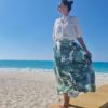 Green leaf skirt