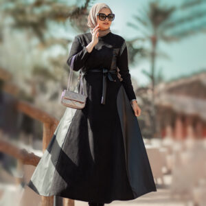 Leather and Suede Dress