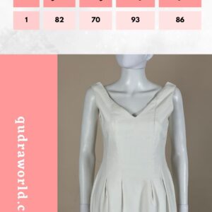 Short off-white dress