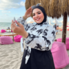 palm burkini top only