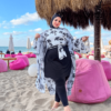 Palm Burkini Top and Pants