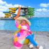 Rainbow Burkini Top and Pants