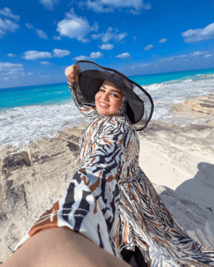 بوركيني Golden Leaves Golden Leaves Burkini Top and Head Cover