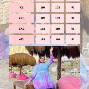 Rainbow Burkini (Top+Pants)