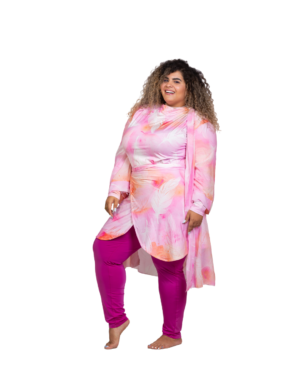 12 Flamingo Vibes Burkini Full Set