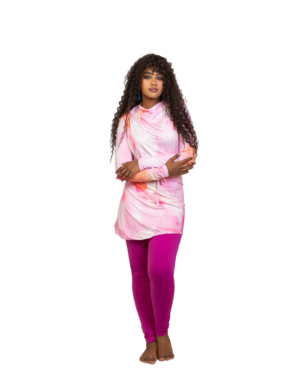 15 Flamingo Vibes Burkini Top and Pants