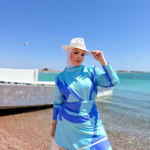 blue hole burkini top only