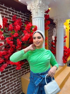 basic top green Basic top