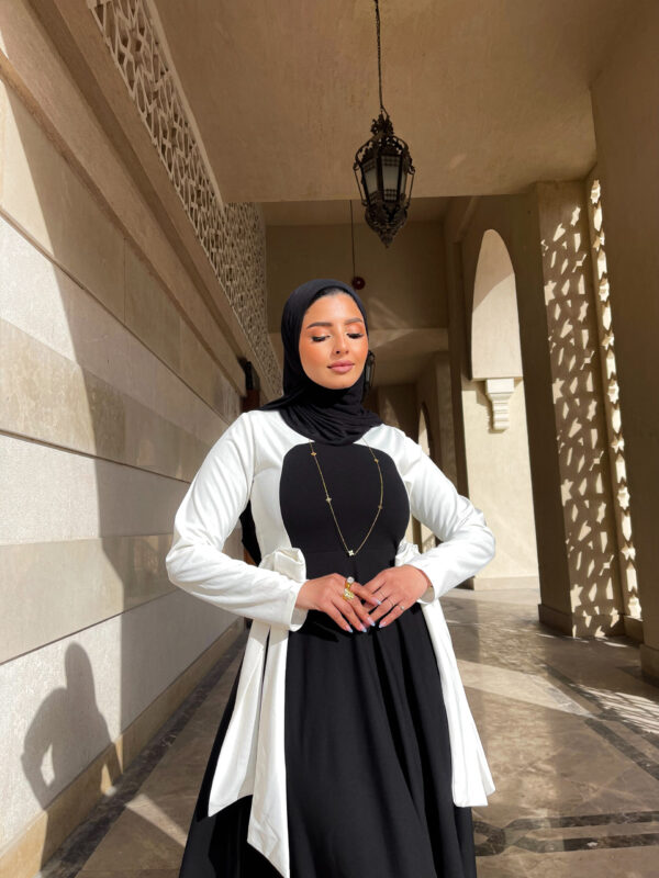 White shadow Dress