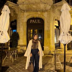 high-waist wide-leg jeans