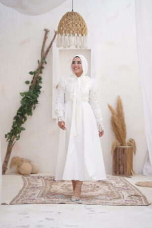 off-white-dress Off white dress
