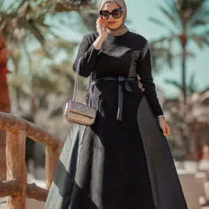 Leather and Suede Dress