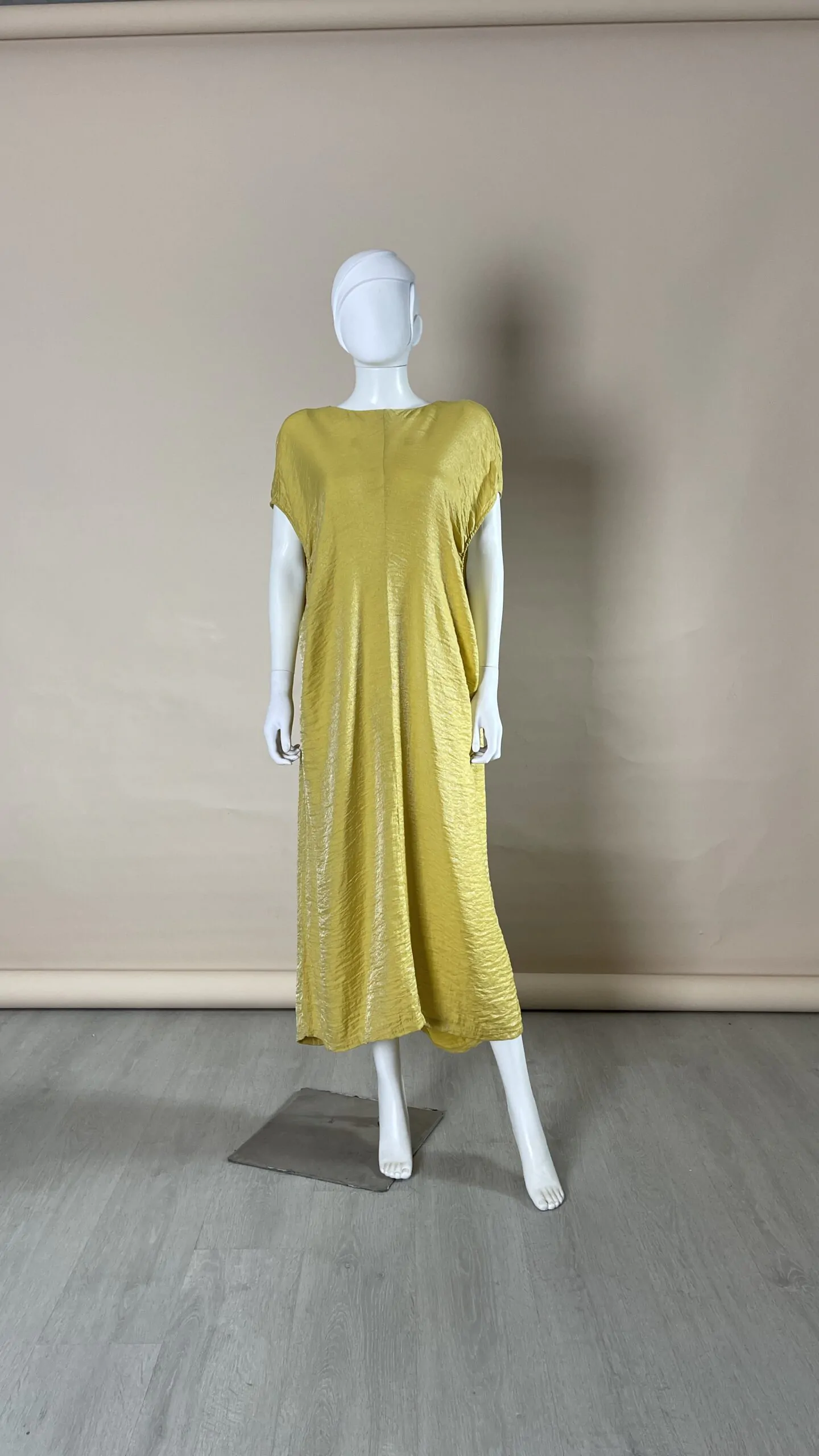 mustard dress