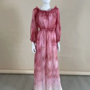 pinky rose dress
