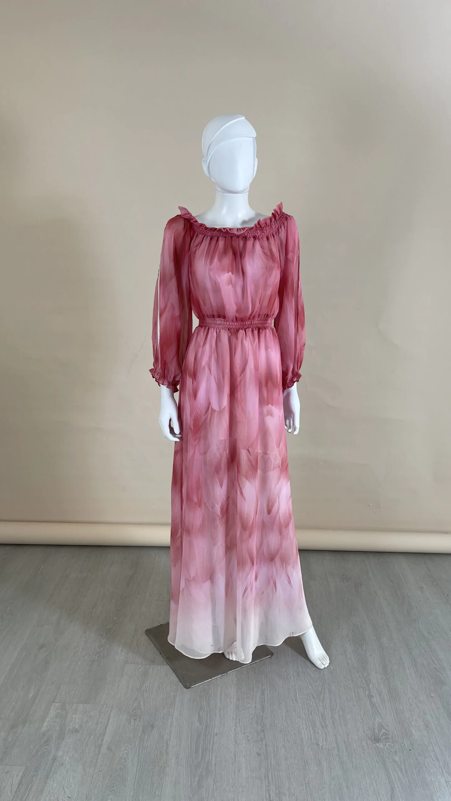 pinky rose dress