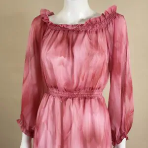 pinky rose dress