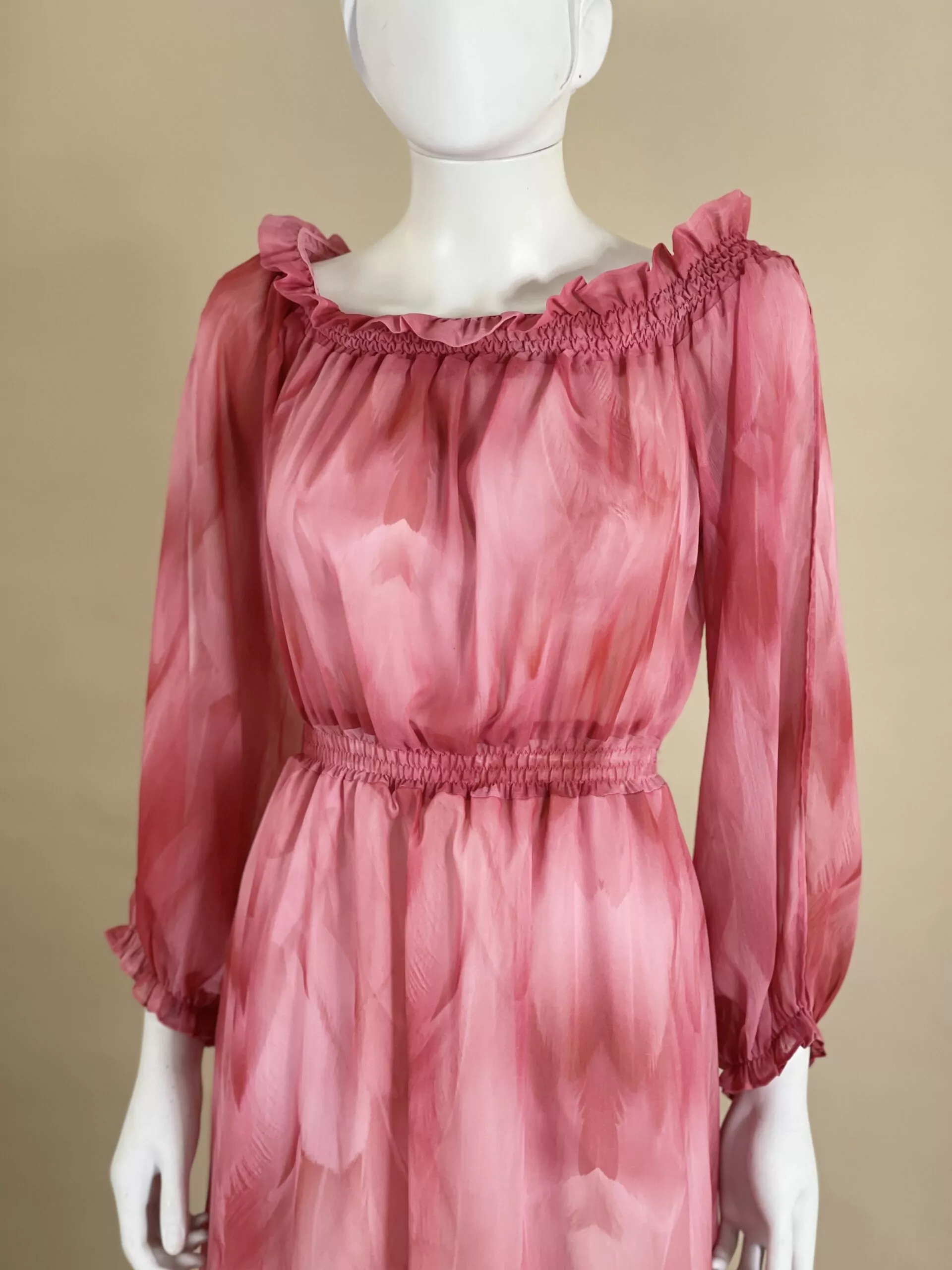 pinky rose dress