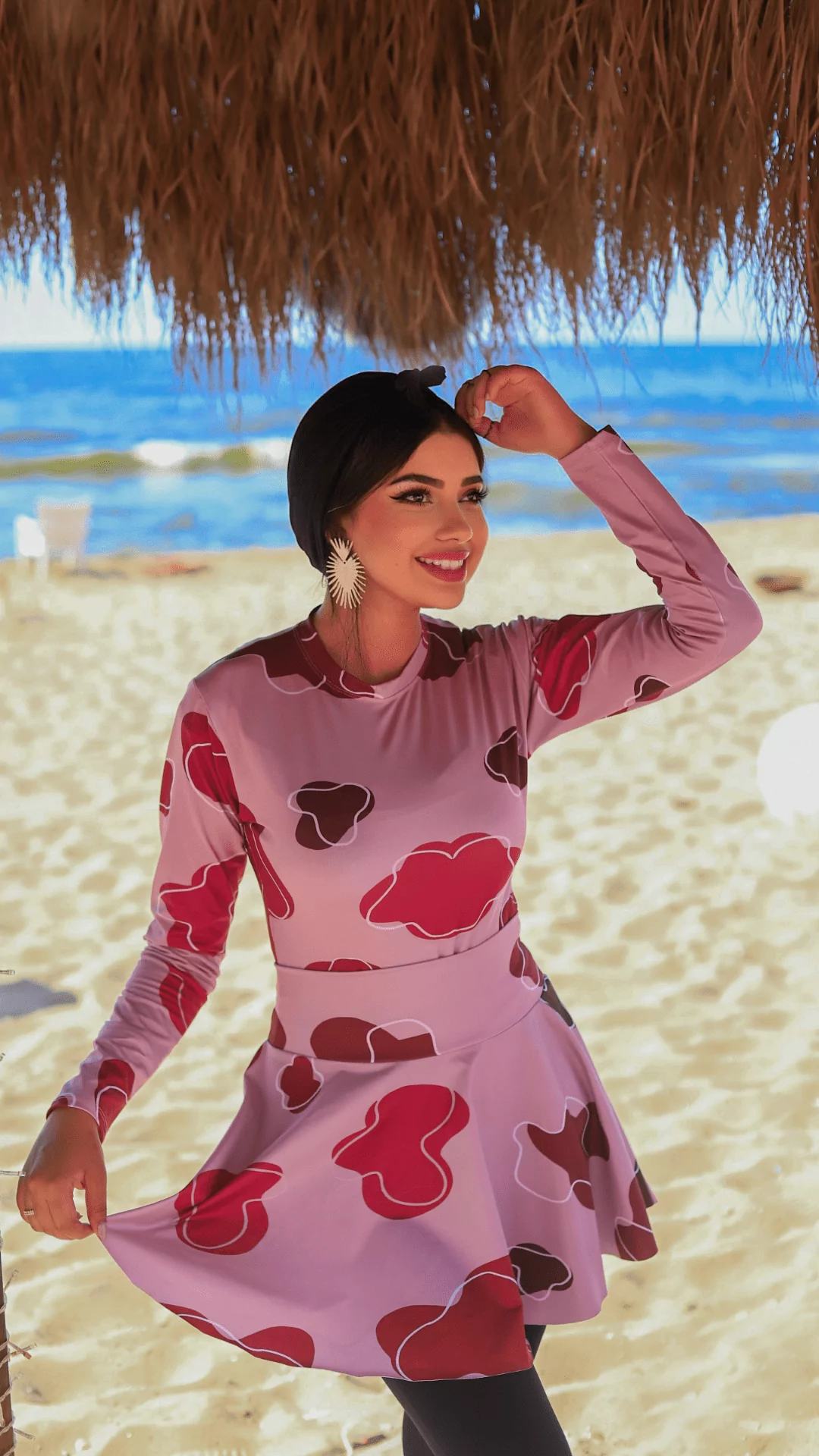 Lips burkini top only