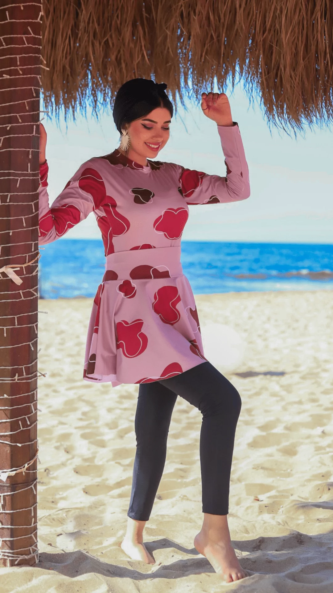 Lips burkini top only
