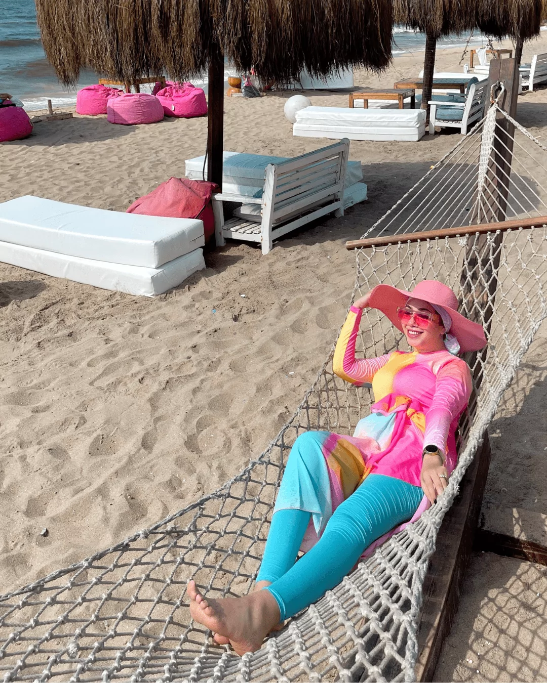 Galaxy burkini top and pants