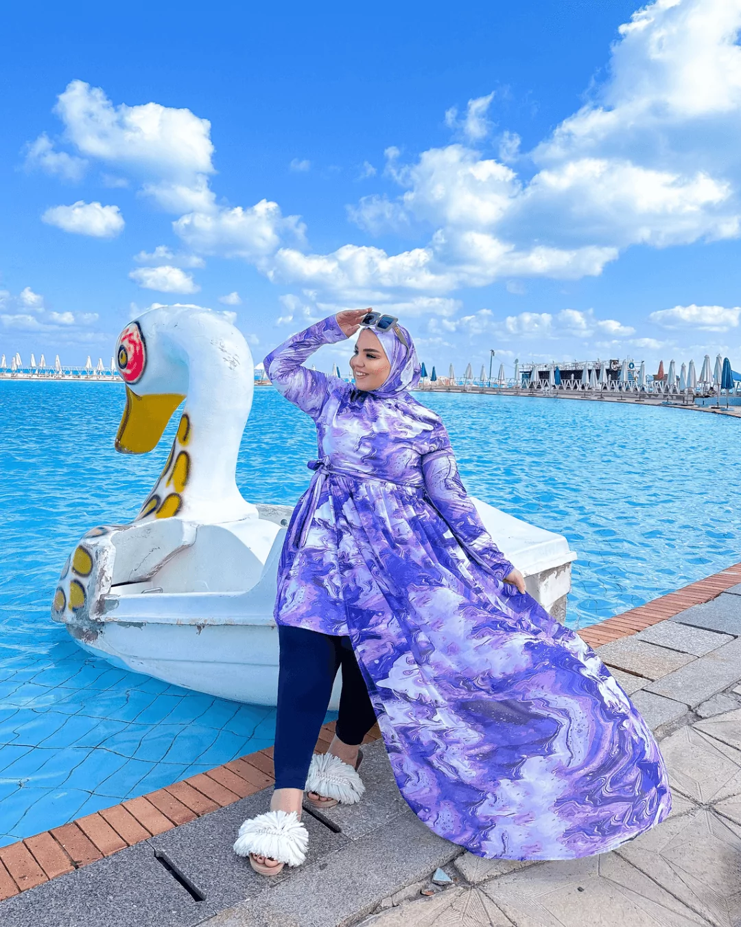 بوركيني PURPLE RAIN (Full set)