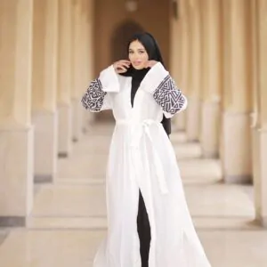 white abaya