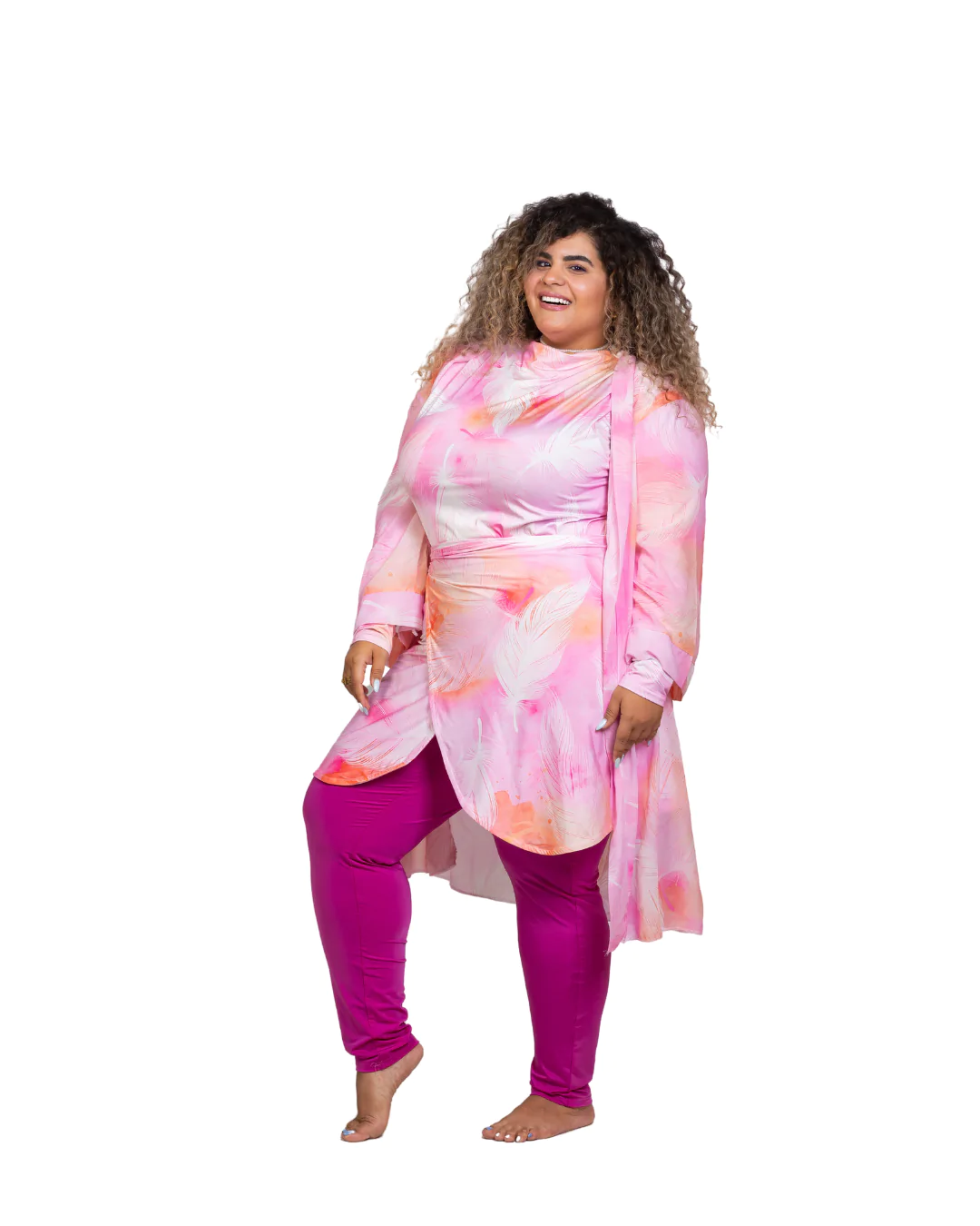 Flamingo Vibes Burkini Full Set