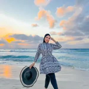 Burkini snake print Top and Pants