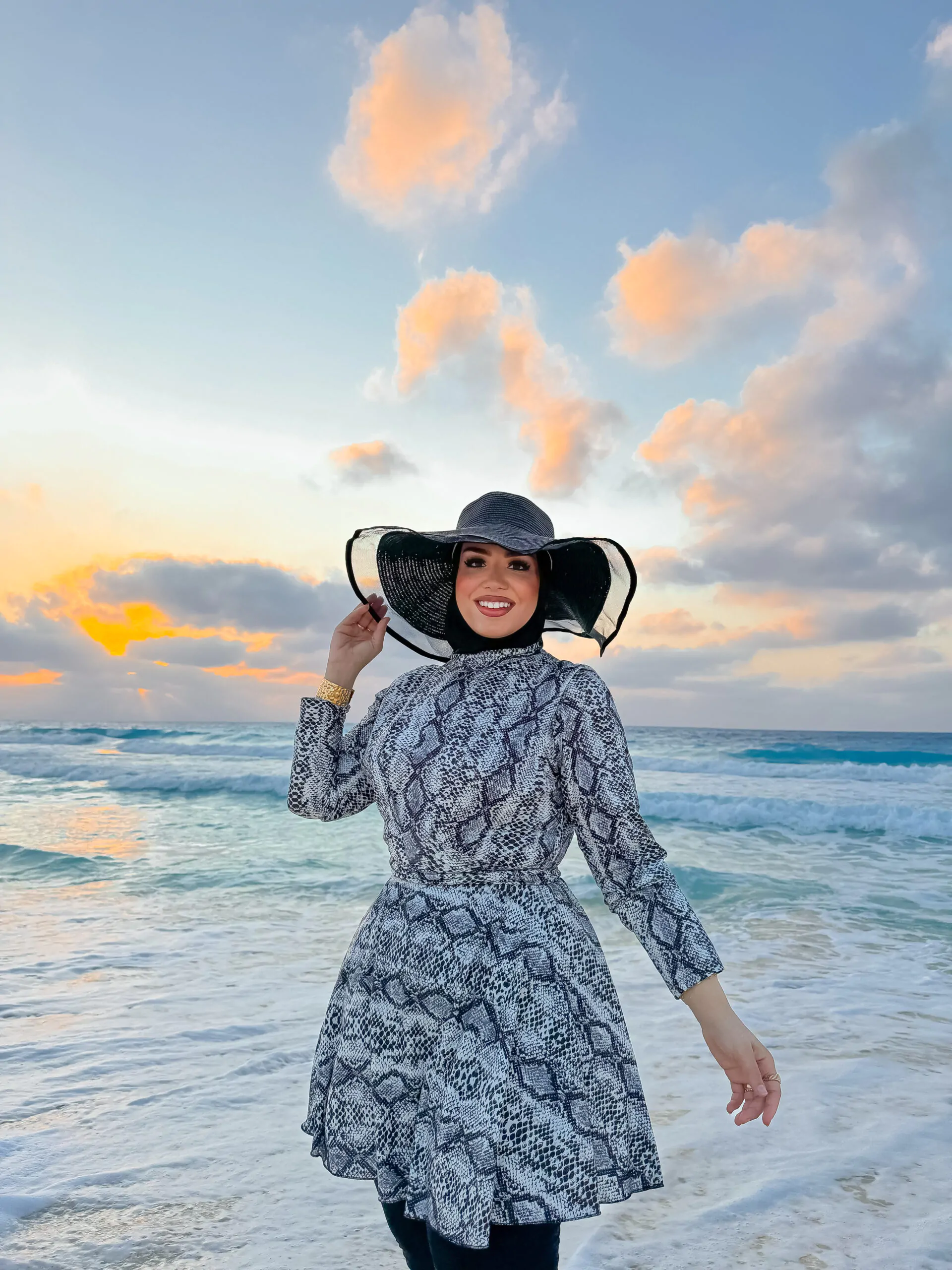 Burkini Snake Print Top only