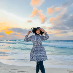 Burkini snake print Top and Pants