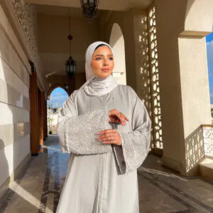 Light Diamond Abaya